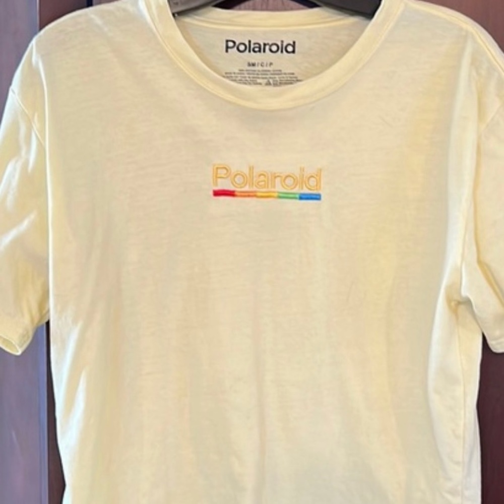 Yellow Polaroid Graphic Tee